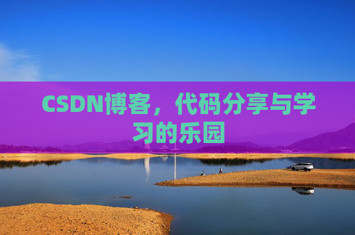 CSDN博客，代码分享与学习的乐园